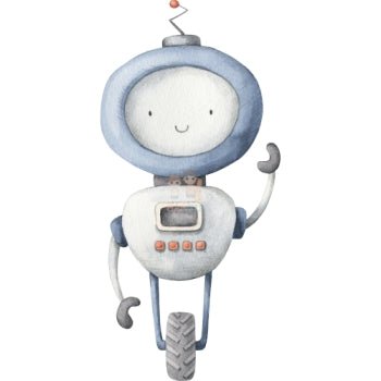 Bügelbild Roboter 6 - BB449 - Mamikes