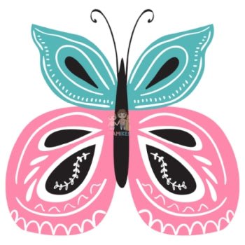Bügelbild Schmetterling 3 - BB314 - Mamikes