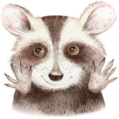 Bügelbild Waschbär 4 - BB156 - Mamikes