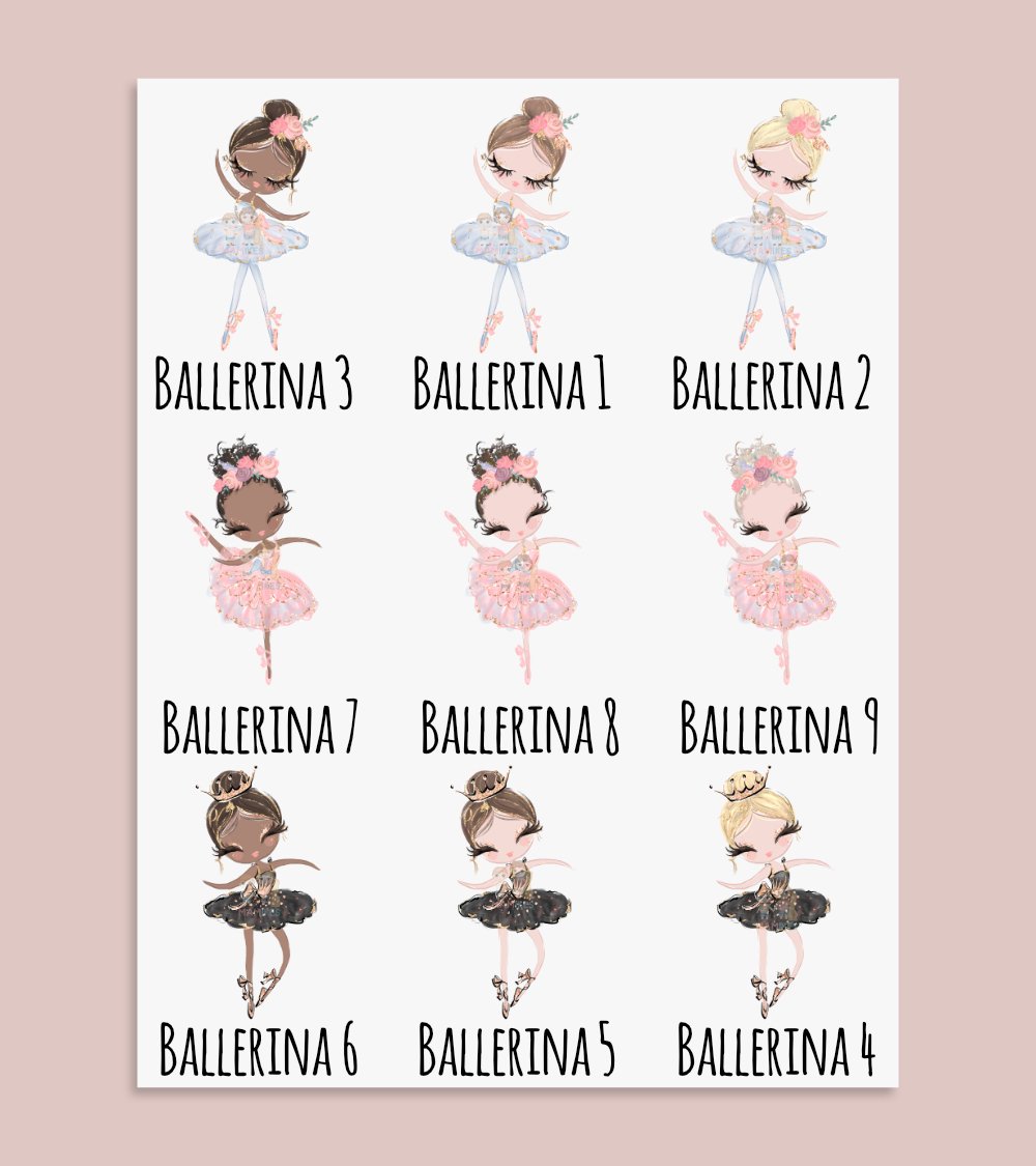 Bügelbilder Ballerinas - BB473 - Mamikes