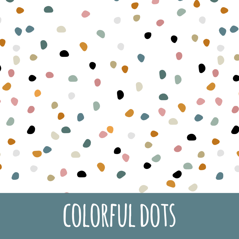 Colorful dots Baumwolle - Mamikes