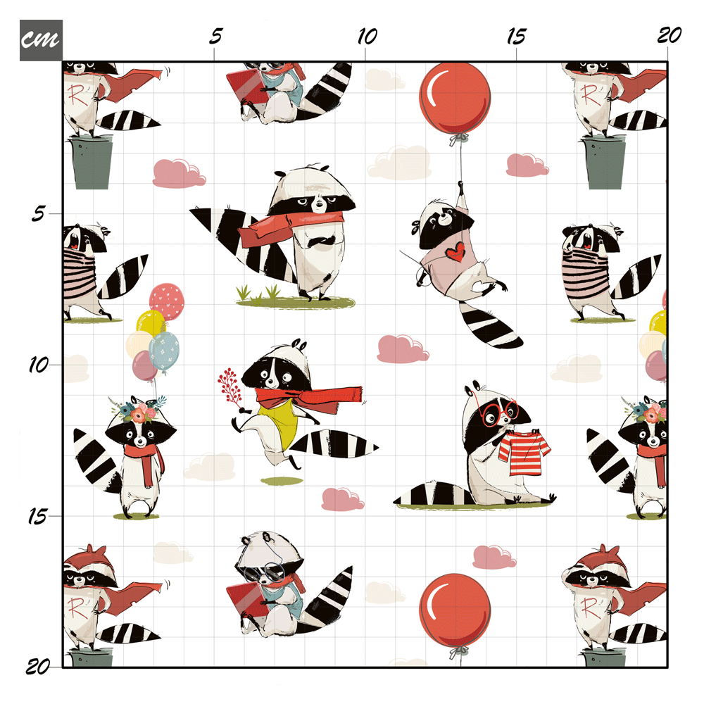 Crazy raccoons Bio Jersey - Mamikes