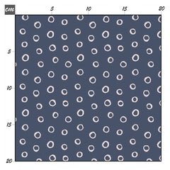 Dots darkblue Baumwolle - Mamikes