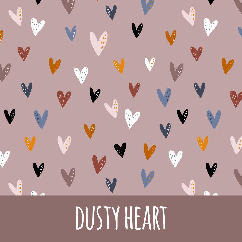 Dusty heart Musselin - Mamikes