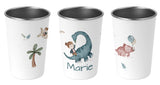 Edelstahlbecher 43.Dinoreiterin - Mamikes