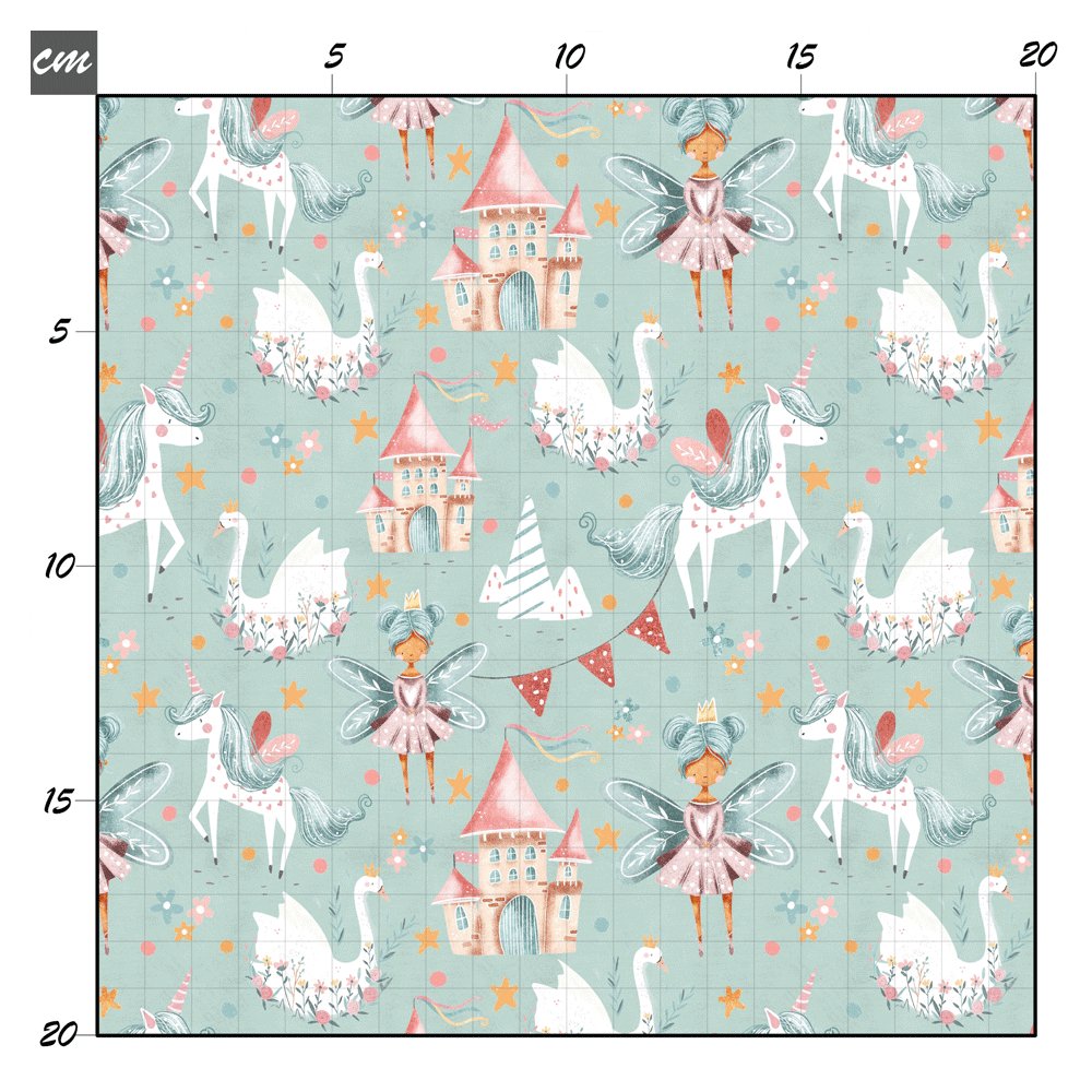 Fairytaile mint Baumwolle - Mamikes