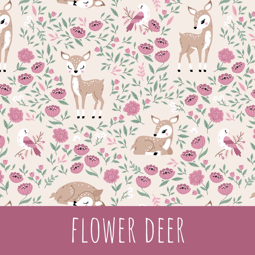 Flower deer Bio Jersey - Mamikes