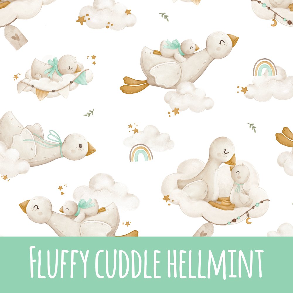 Fluffly cuddle hellmint Baumwolle - Mamikes