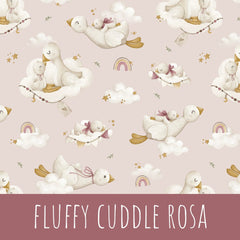 Fluffy cuddle rosa Baumwolle - Mamikes