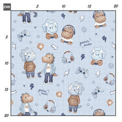 Gamer dudes lightblue Baumwolle - Mamikes