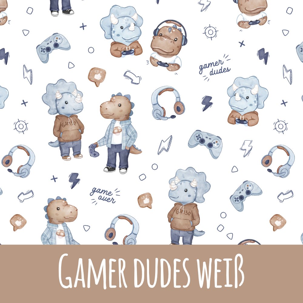 gamer dudes weiss - Mamikes
