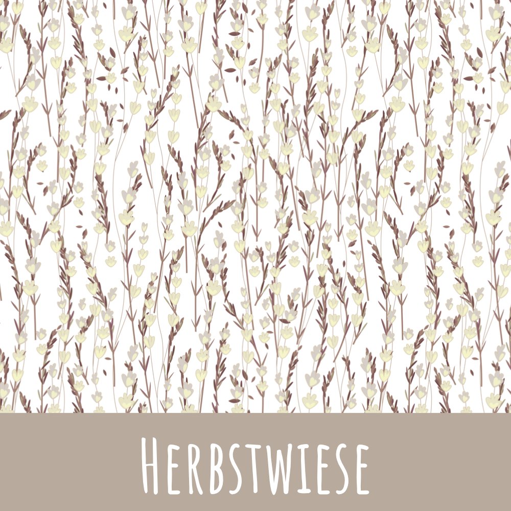 Herbstwiese Baumwolle - Mamikes