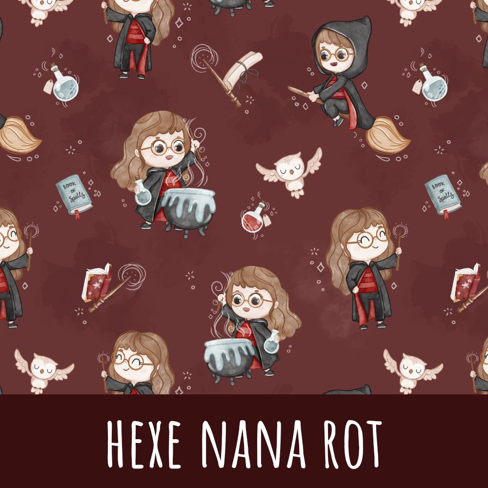 Hexe Nana rot Musselin - Mamikes