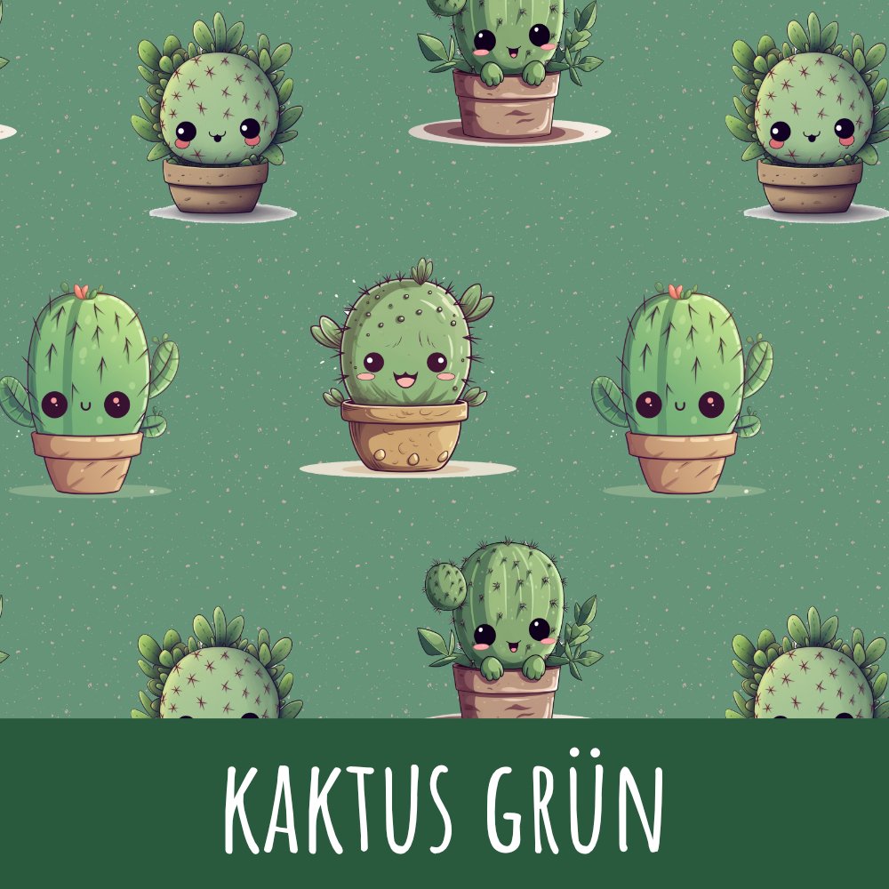 Kaktus gruen Baumwolle - Mamikes