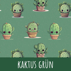 Kaktus gruen Baumwolle - Mamikes