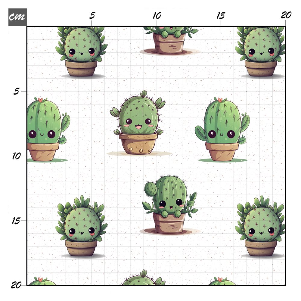 Kaktus weiß Bio Jersey - Mamikes