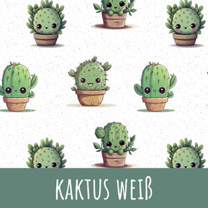 Kaktus weiß Bio Jersey - Mamikes