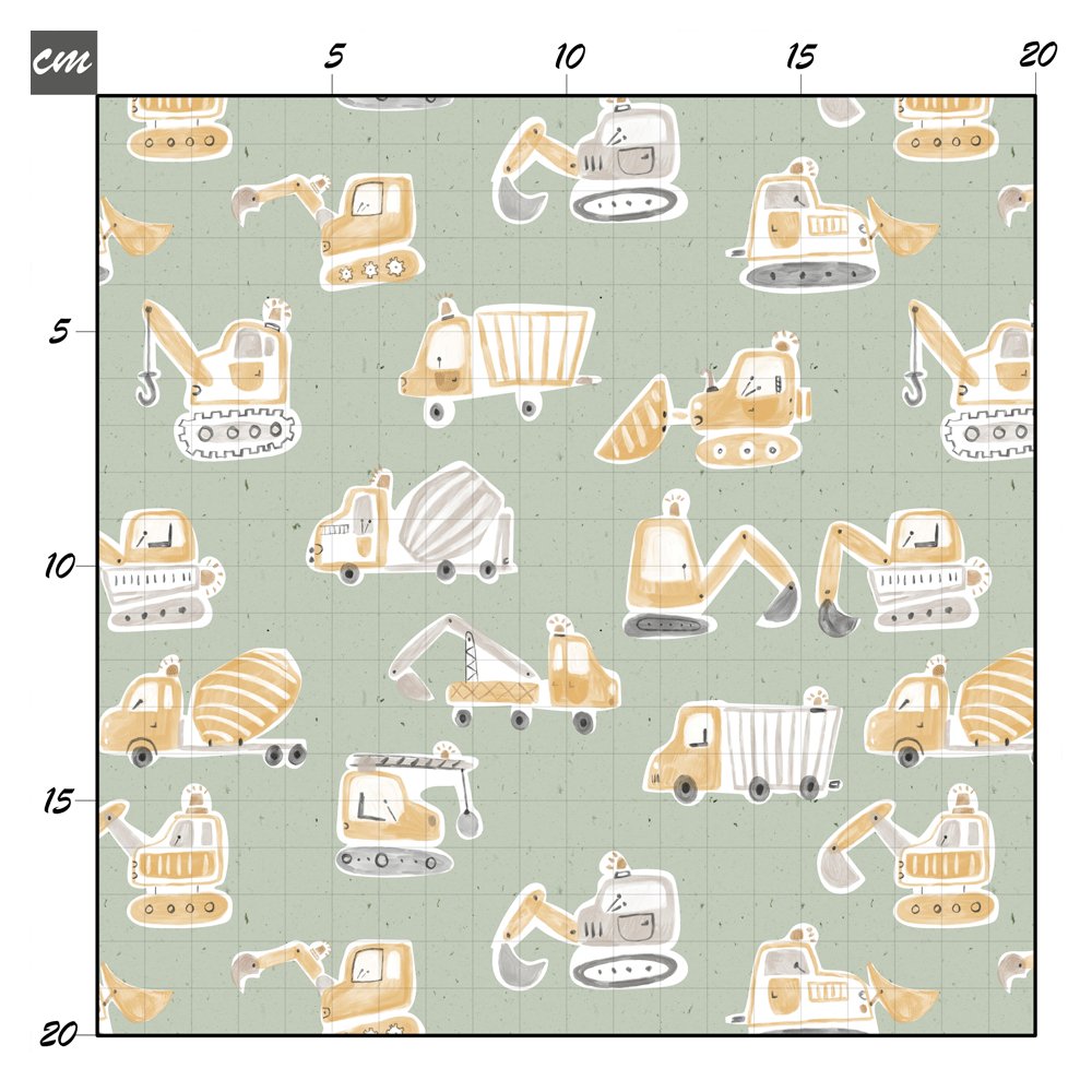 Kleine Baustelle mint Bio Jersey - Mamikes