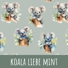 Koala Liebe mint Bio Jersey - Mamikes