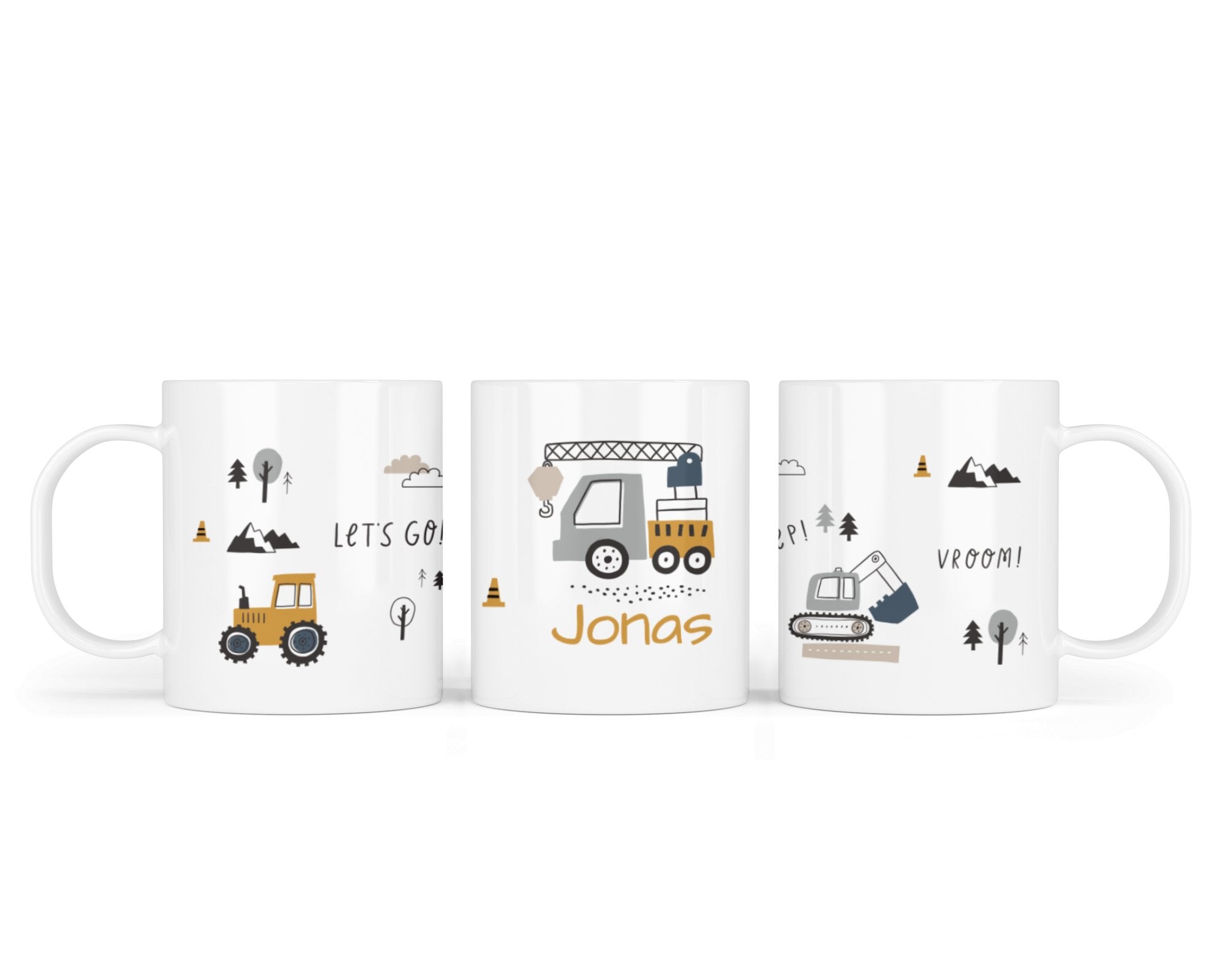 Kunststofftasse 25.Fahrzeuge - Mamikes