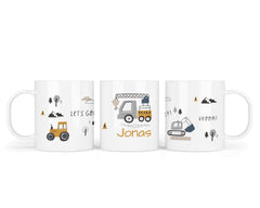 Kunststofftasse 25.Fahrzeuge - Mamikes