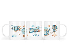 Kunststofftasse 81.Luftfahrzeuge - Mamikes