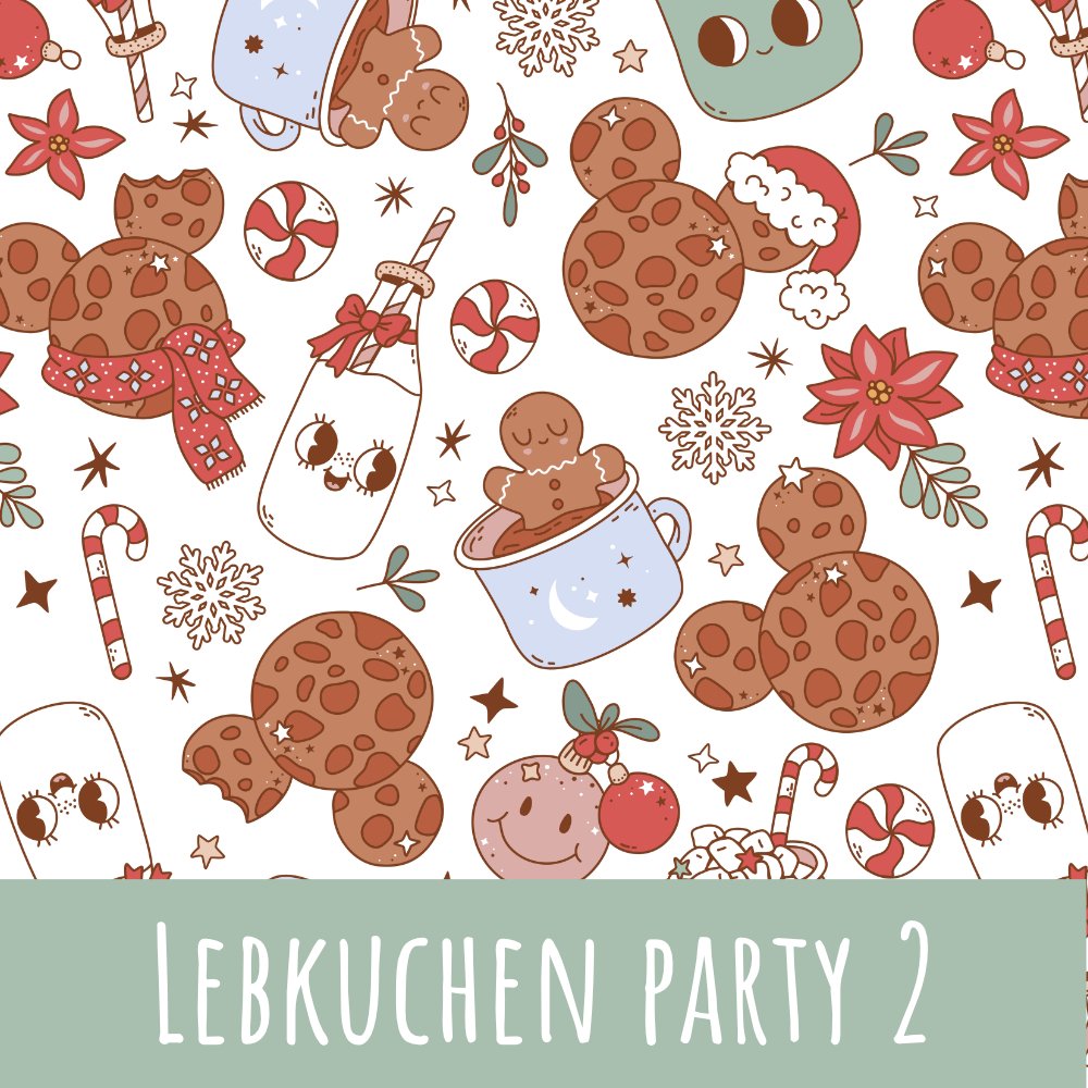 Lebkuchen party 2 Baumwolle - Mamikes