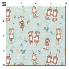 Lets be my otter mint Bio Jersey - Mamikes