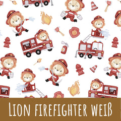 Lion firefighter white Bio Jersey - Mamikes