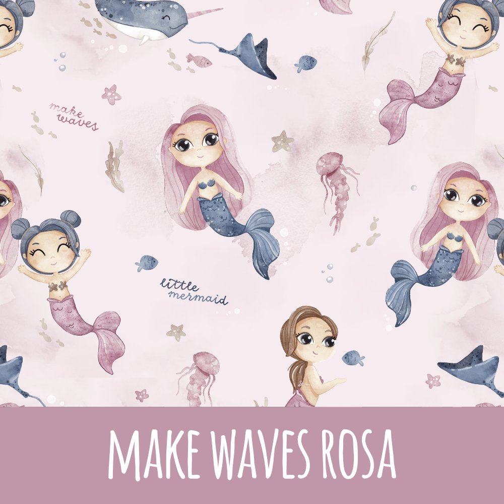 Make waves rosa Baumwolle - Mamikes