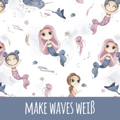 Make waves weiß Bio Jersey - Mamikes