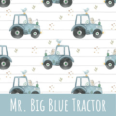 Mr. big blue tractor Baumwolle - Mamikes
