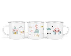 Personalisierte Emailletasse 49.little princes - Mamikes