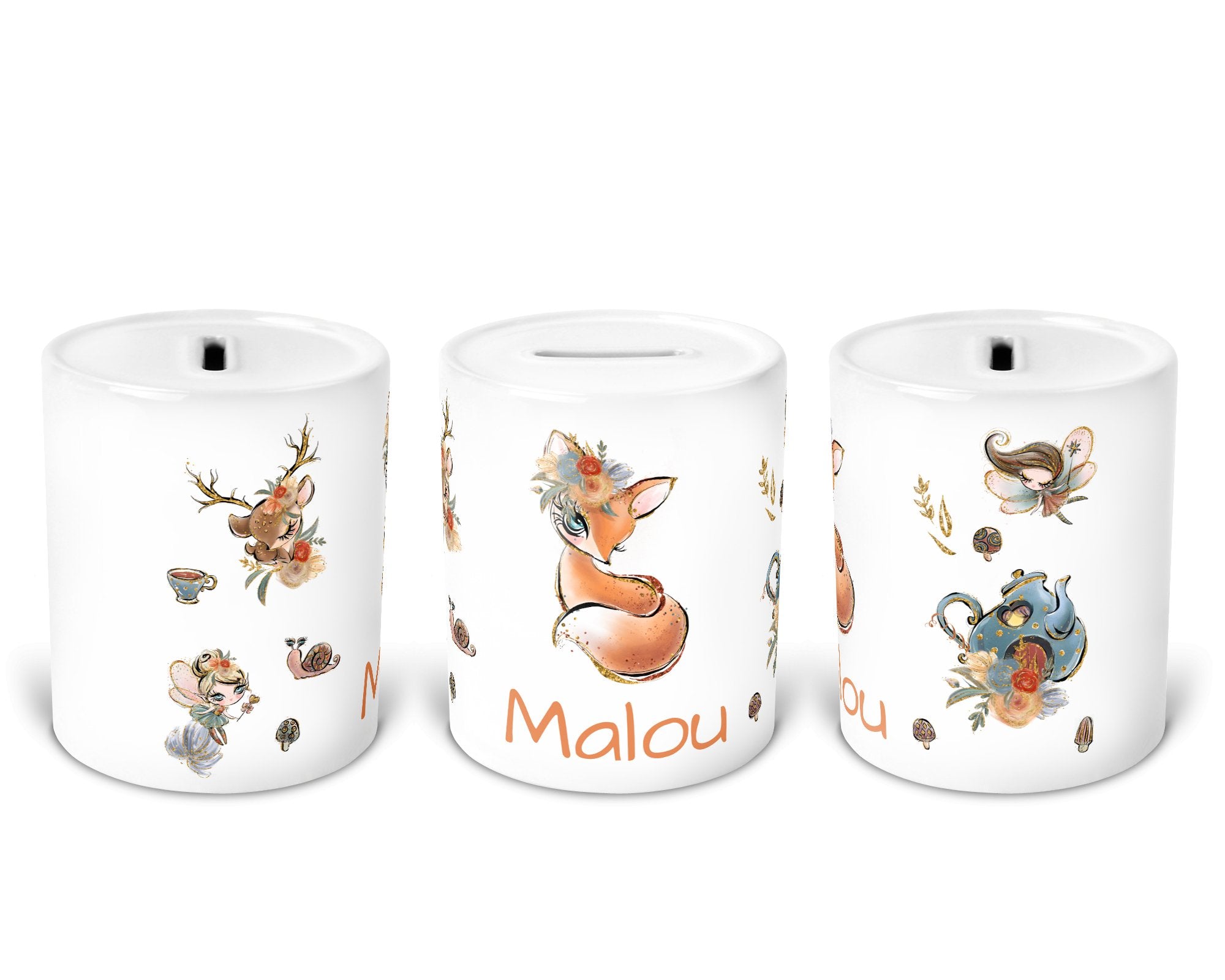 Personalisierte Spardose 20.Magische Welt - Mamikes