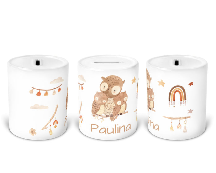 Personalisierte Spardose 27.Eule