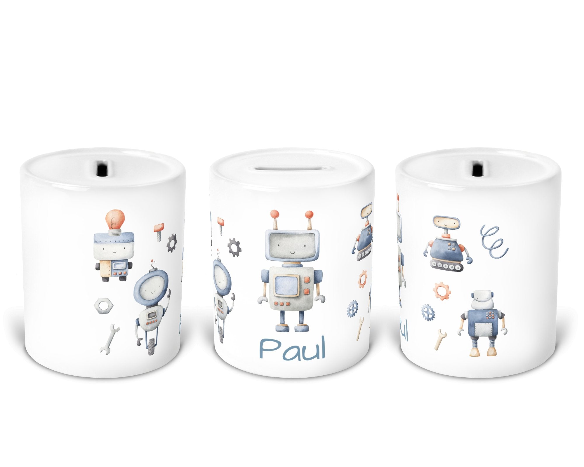 Personalisierte Spardose 39.robo kids - Mamikes