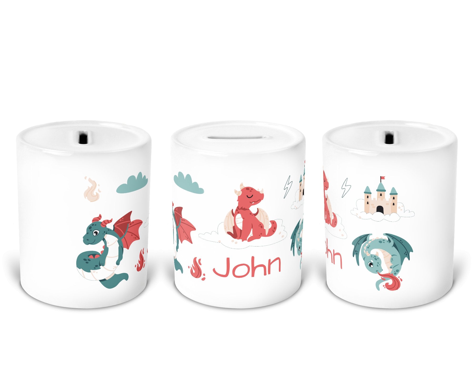 Personalisierte Spardose 65.Drache - Mamikes