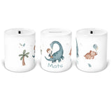 Personalisierte Spardose 6.Dinoreiter - Mamikes