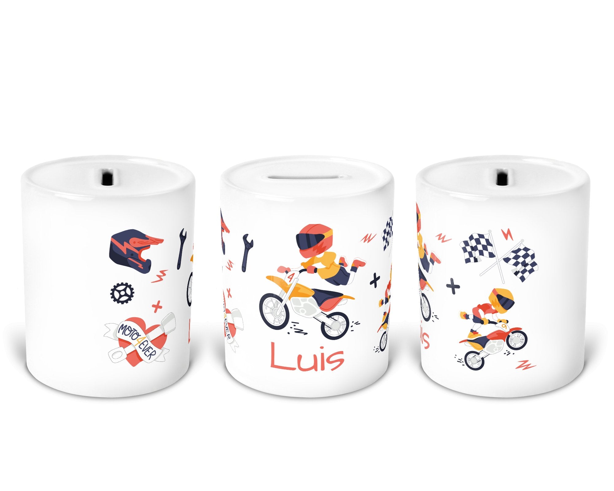 Personalisierte Spardose 78.Motorrad - Mamikes