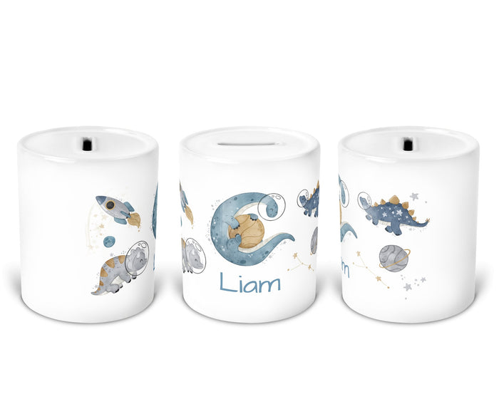 Personalisierte Spardose 86.space dinos