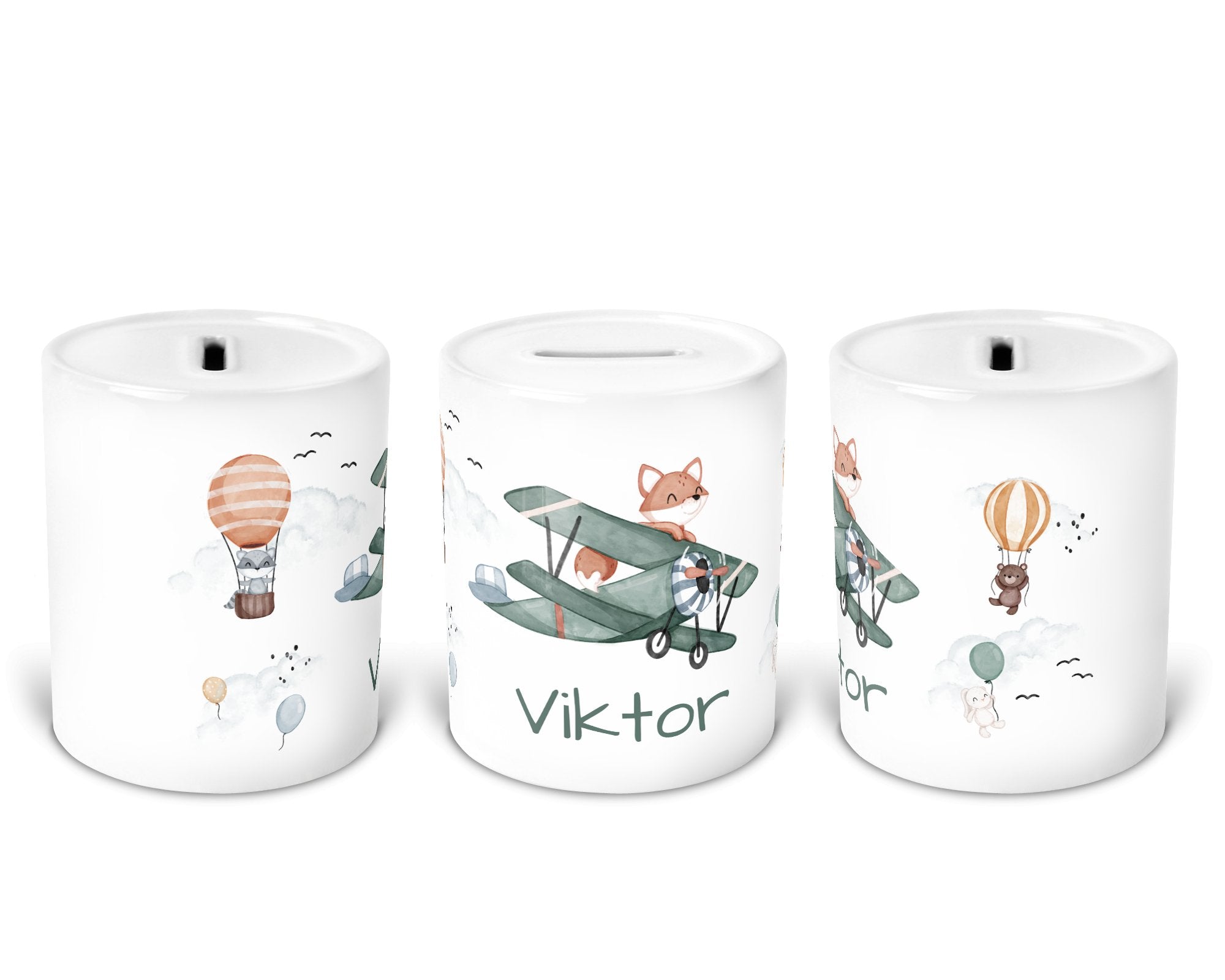 Personalisierte Spardose 9.sky woodland - Mamikes