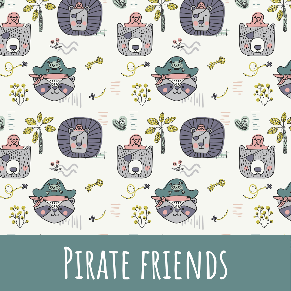 Pirate friends Baumwolle - Mamikes