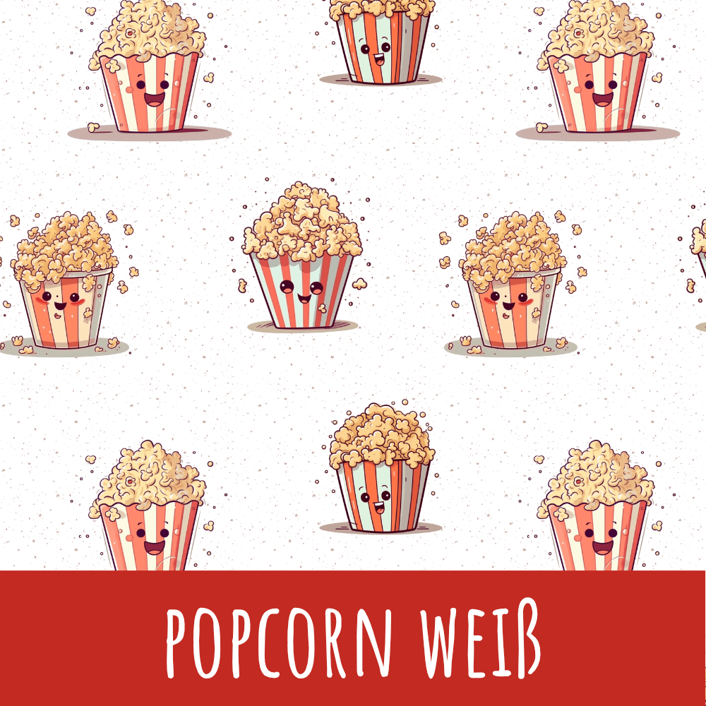 Popcorn weiß Baumwolle - Mamikes