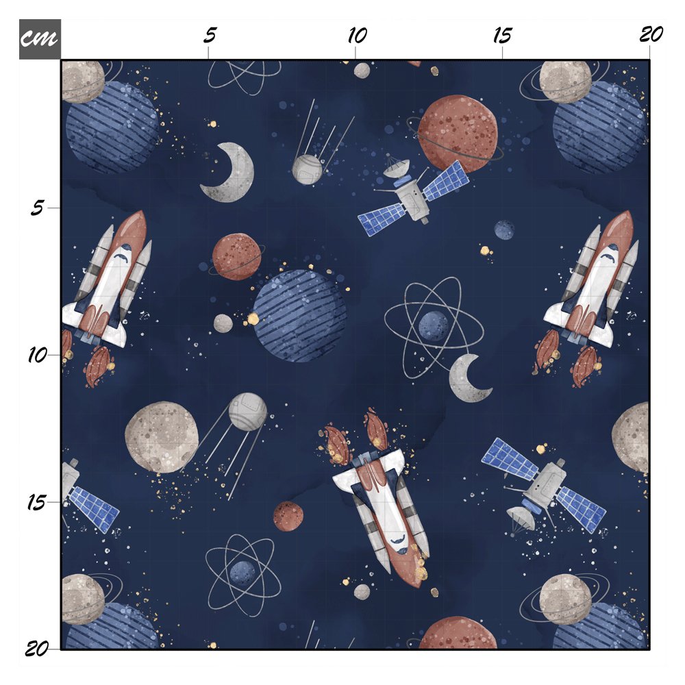 Raketen navy Baumwolle - Mamikes