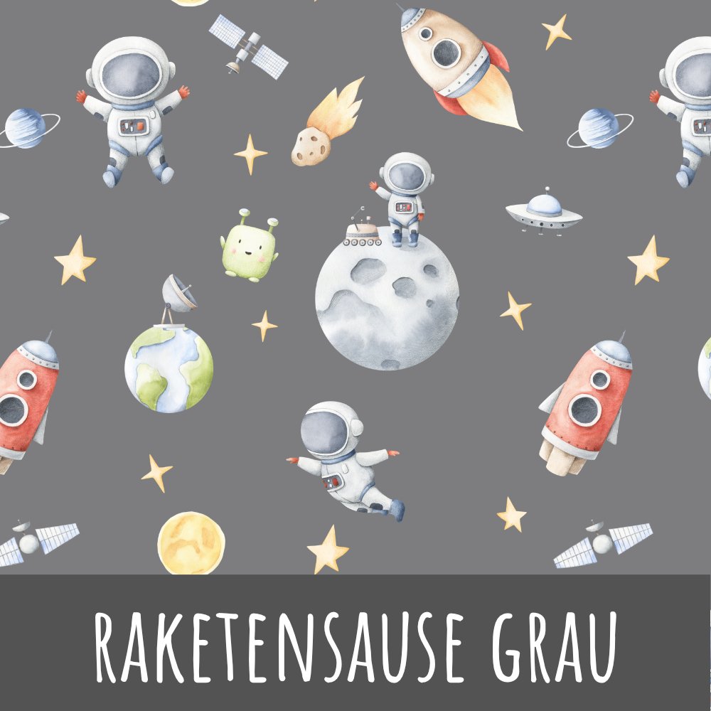 Raketensause grau Baumwolle - Mamikes