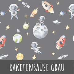 Raketensause grau Baumwolle - Mamikes