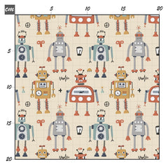 Robotastisch beige Bio Jersey - Mamikes