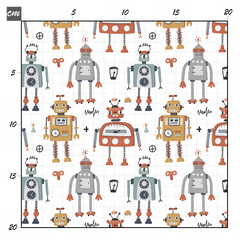 Robotastisch weiß Baumwolle - Mamikes