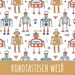 Robotastisch weiß Baumwolle - Mamikes