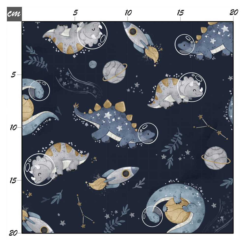 Space dinos Baumwolle - Mamikes